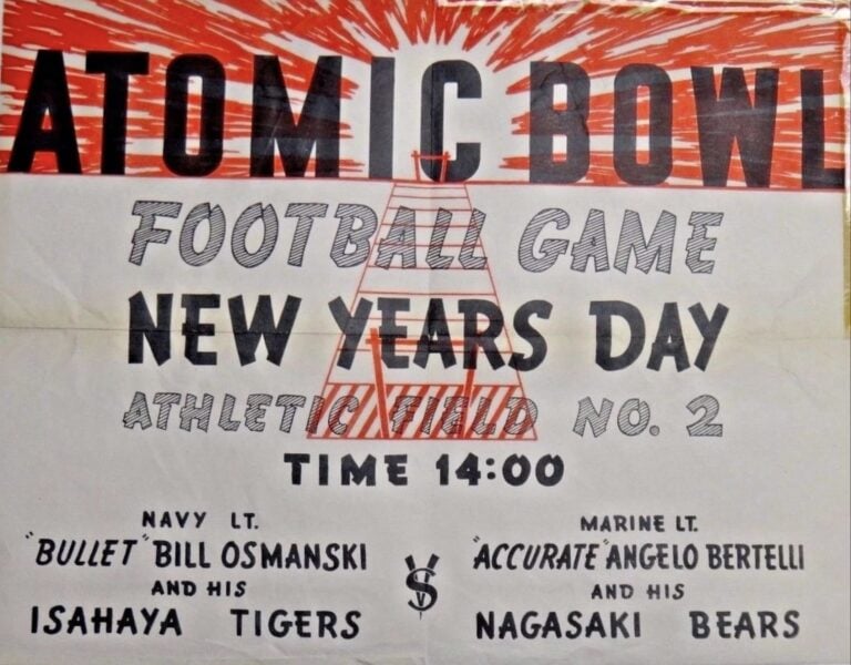 NH #726:  Nuclear Football in Nagasaki Killing Field – Greg Mitchell’s new film THE ATOMIC BOWL + Linda Pentz Gunter Parses the President’s Nuclear Onslaught