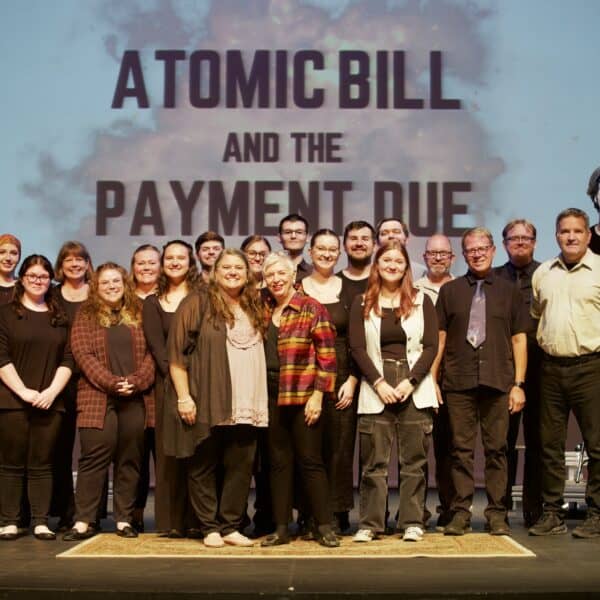 NH #743: SPECIAL! Libbe’s play ATOMIC BILL AND THE PAYMENT DUE a Smash at the Wilmington College Peace Resource Center