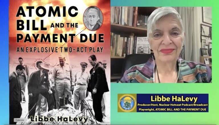 NH #782:  Mic Reversal!  Nuclear Hotseat’s Libbe HaLevy Interviewed by Physics Chanteuse Lynda Williams on Start of Year 16